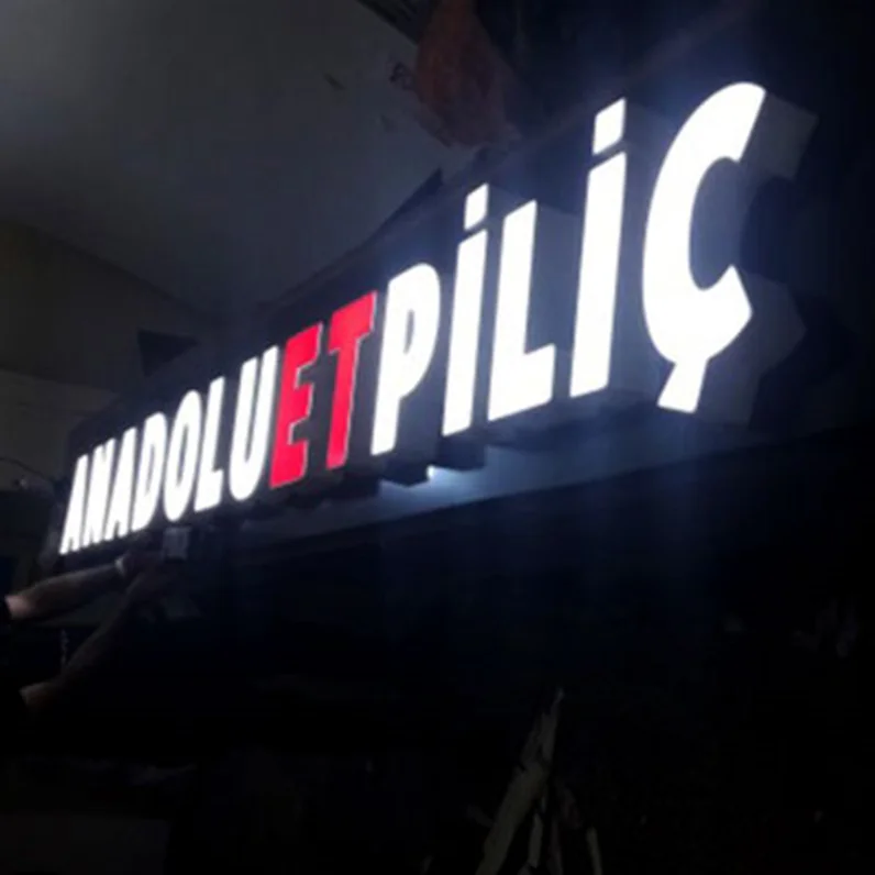 Isikli Kutu Harf örnek çalışma 1