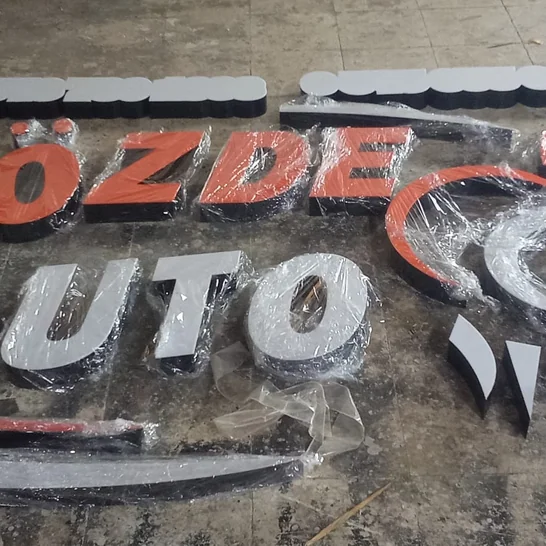 Isikli Kutu Harf örnek çalışma 2