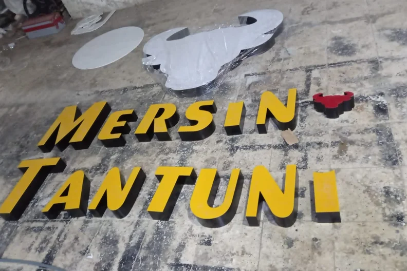 Isikli Kutu Harf örnek çalışma 3