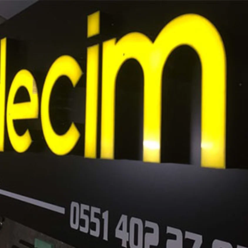 Isikli Kutu Harf örnek çalışma 6