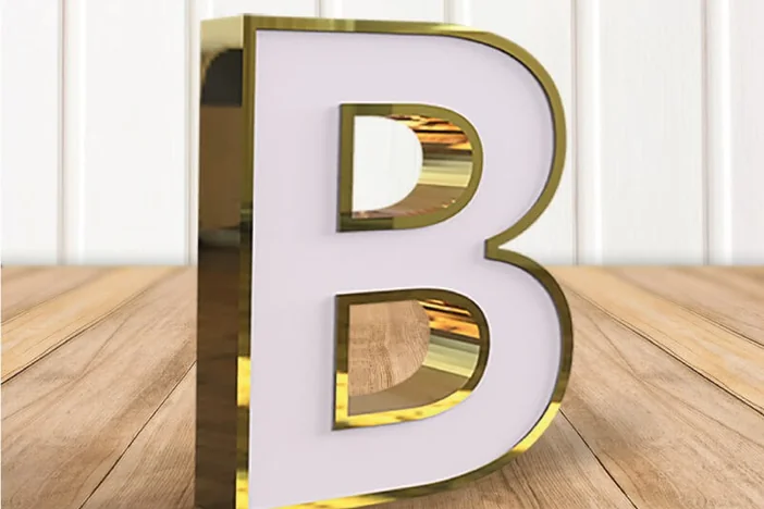 Isikli Kutu Harf örnek çalışma 8