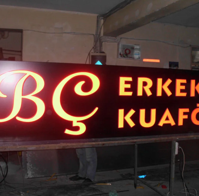 Isikli Kutu Harf örnek çalışma 10